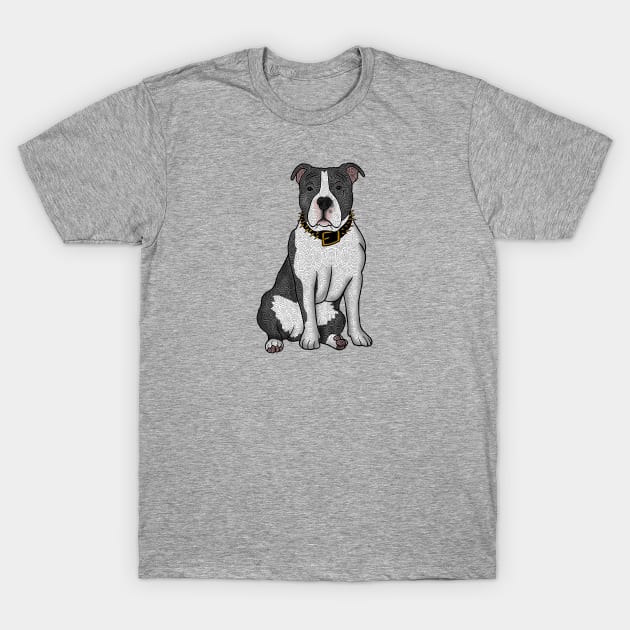 Handsome Pitbull T-Shirt by hammerheadryker